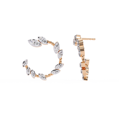 Auric Love Diamond Earrings