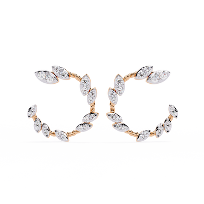 Auric Love Diamond Earrings