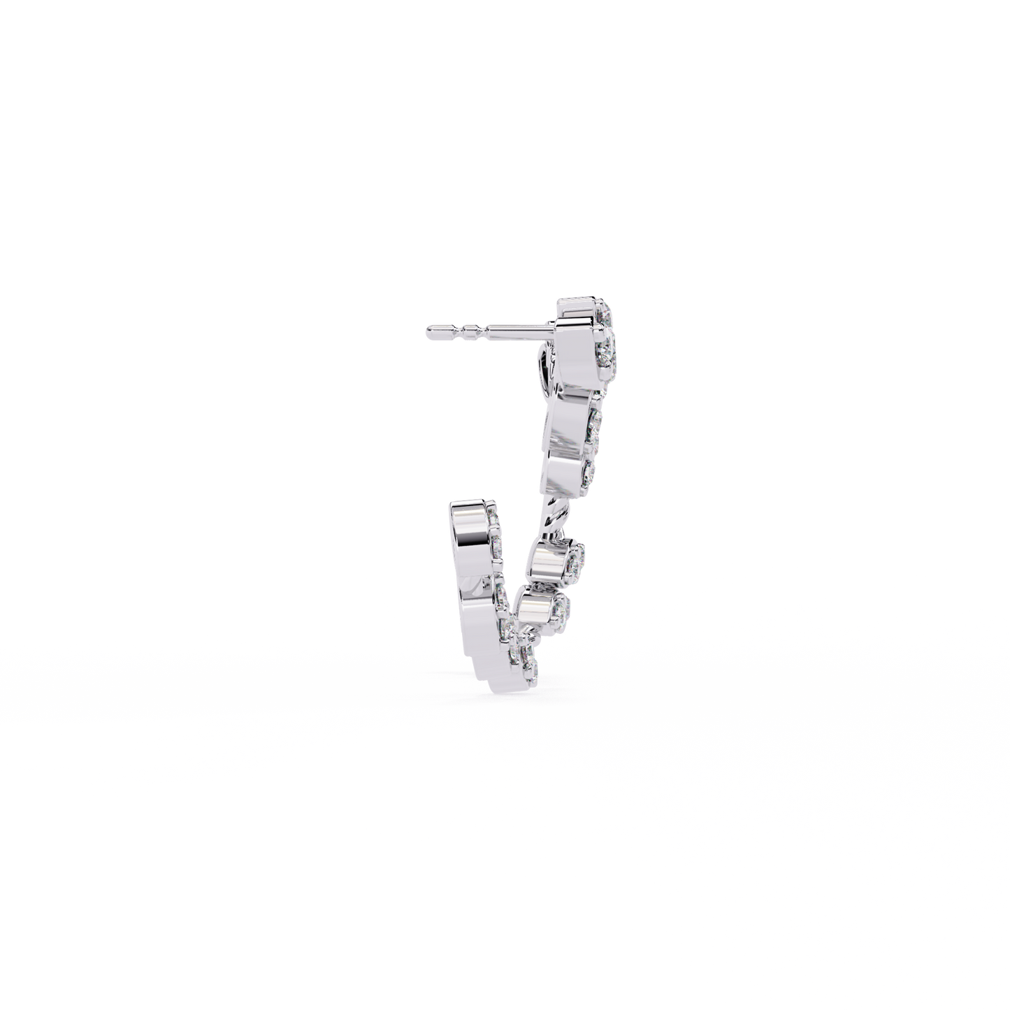 auric love diamond earrings