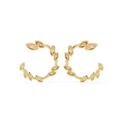 Auric Love Diamond Earrings