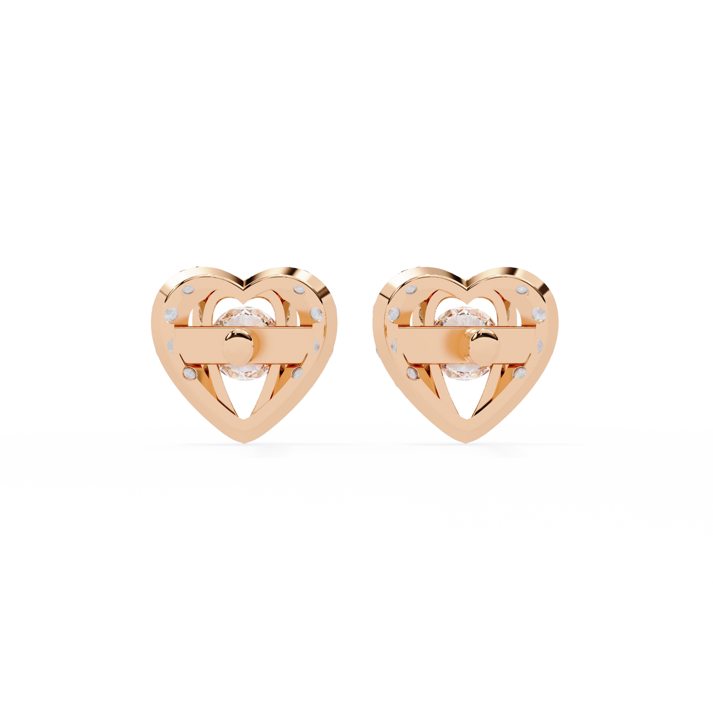 lustrous love diamond earrings - espira fine gems