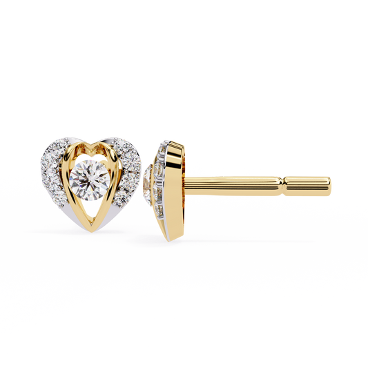 Lustrous Love Diamond Earrings - Espira Fine Gems