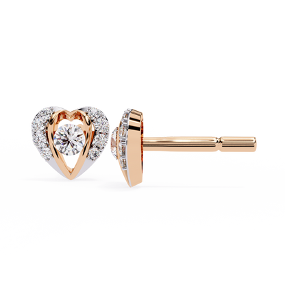 Lustrous Love Diamond Earrings - Espira Fine Gems