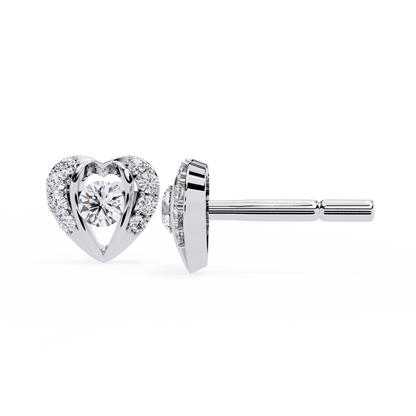 Lustrous Love Diamond Earrings - Espira Fine Gems