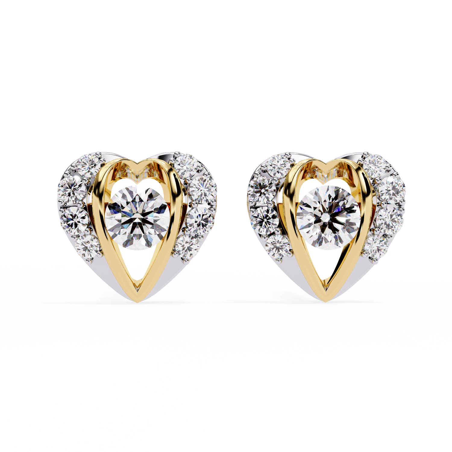 Lustrous Love Diamond Earrings - Espira Fine Gems