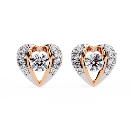 Lustrous Love Diamond Earrings - Espira Fine Gems