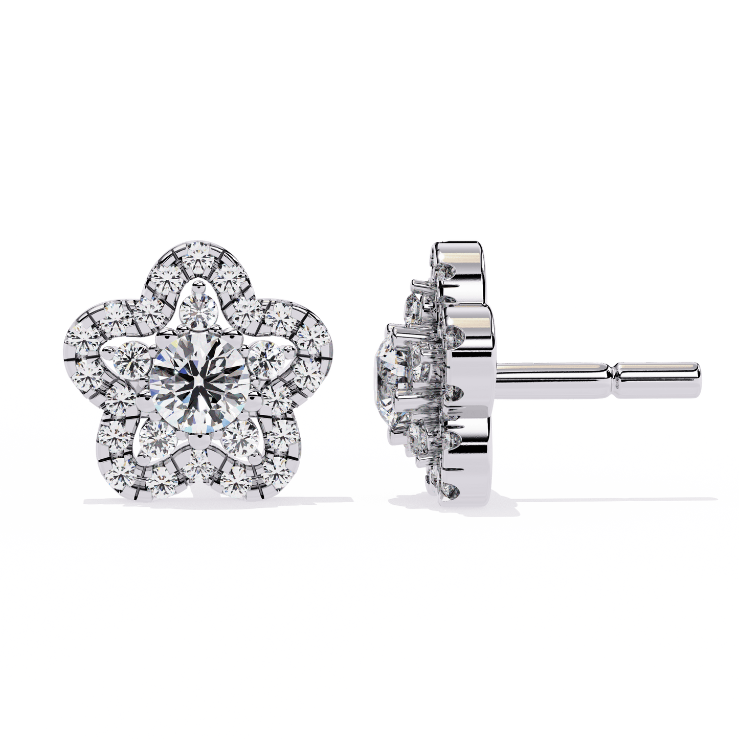 orion glow diamond earrings - espira fine gems