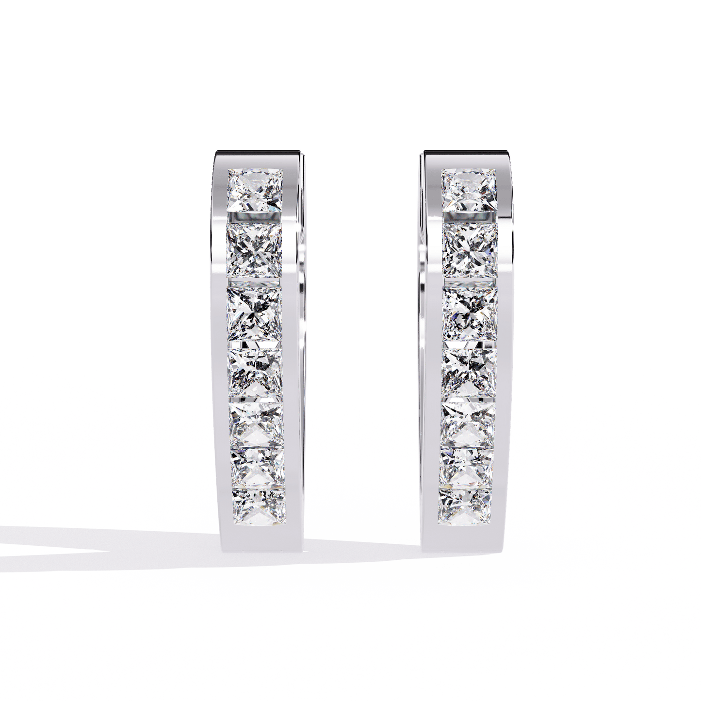 celestial frame diamond earrings - espira fine gems