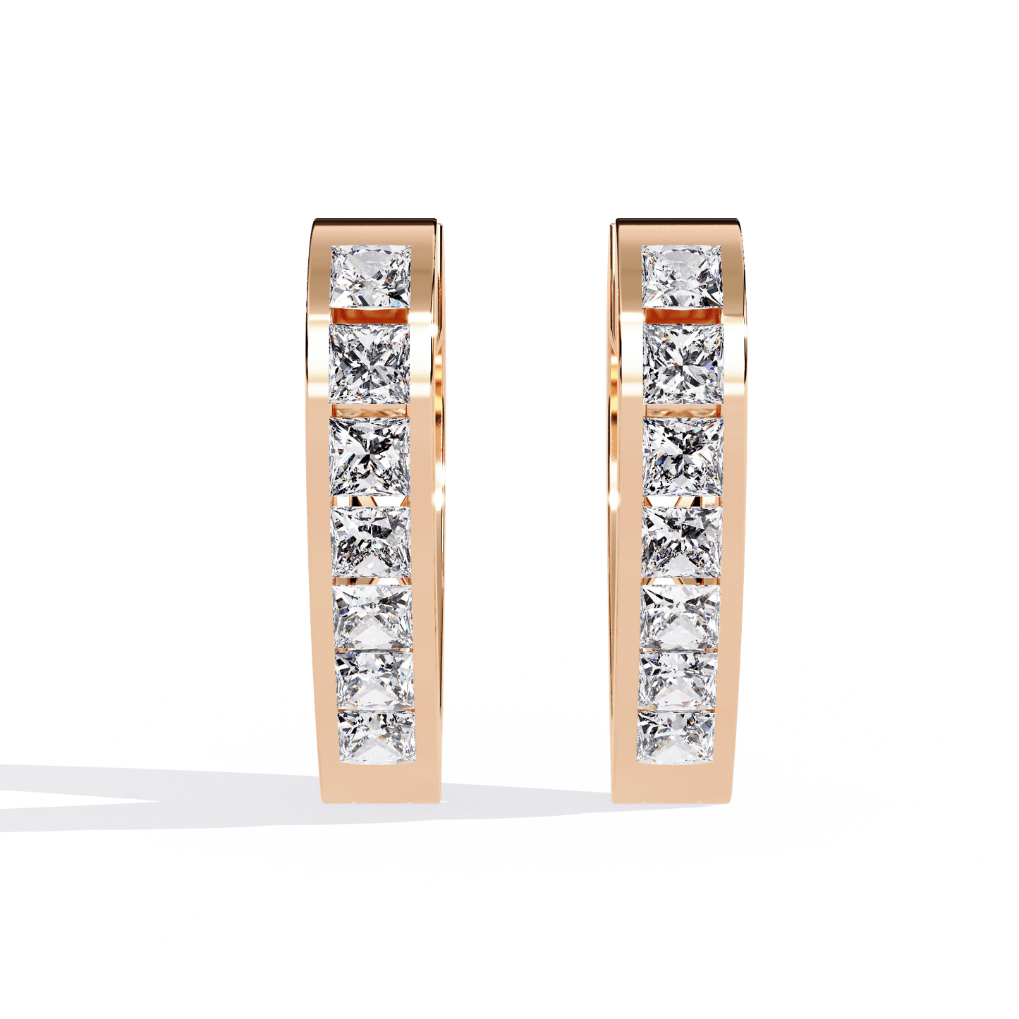 celestial frame diamond earrings - espira fine gems