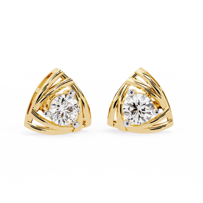 Aurora Triad Diamond Earrings - Espira Fine Gems