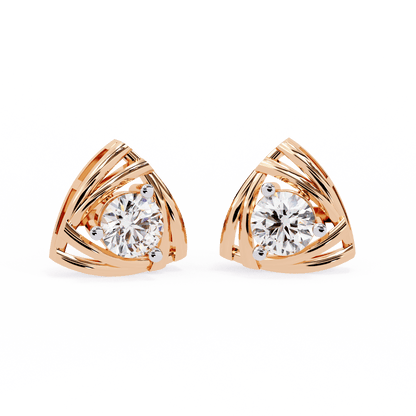 Aurora Triad Diamond Earrings - Espira Fine Gems