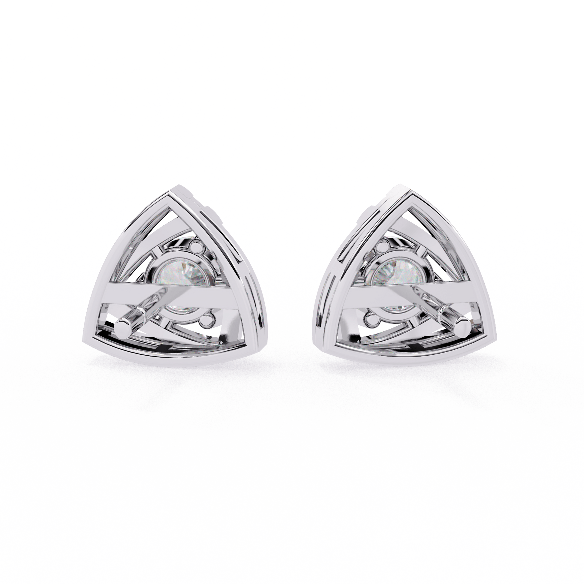 Aurora Triad Diamond Earrings - Espira Fine Gems