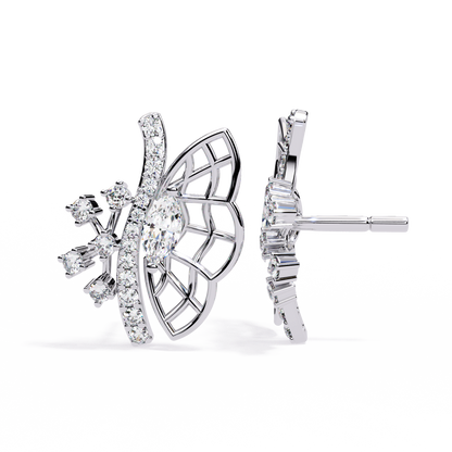 Butterfly Diamond Earrings