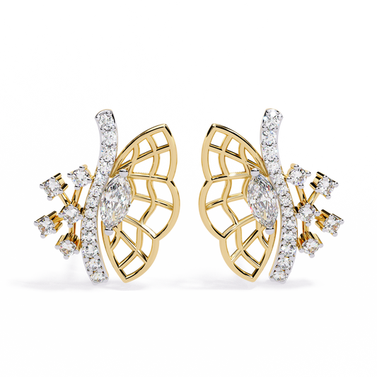 Butterfly Diamond Earrings