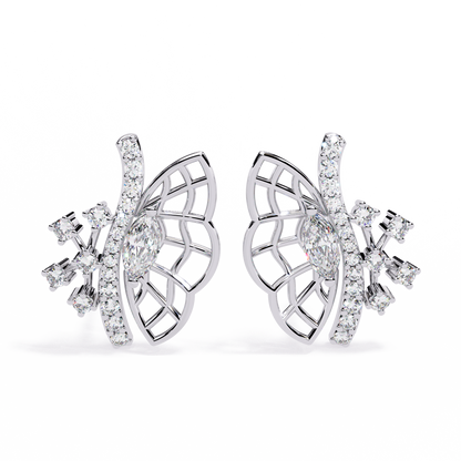 Butterfly Diamond Earrings