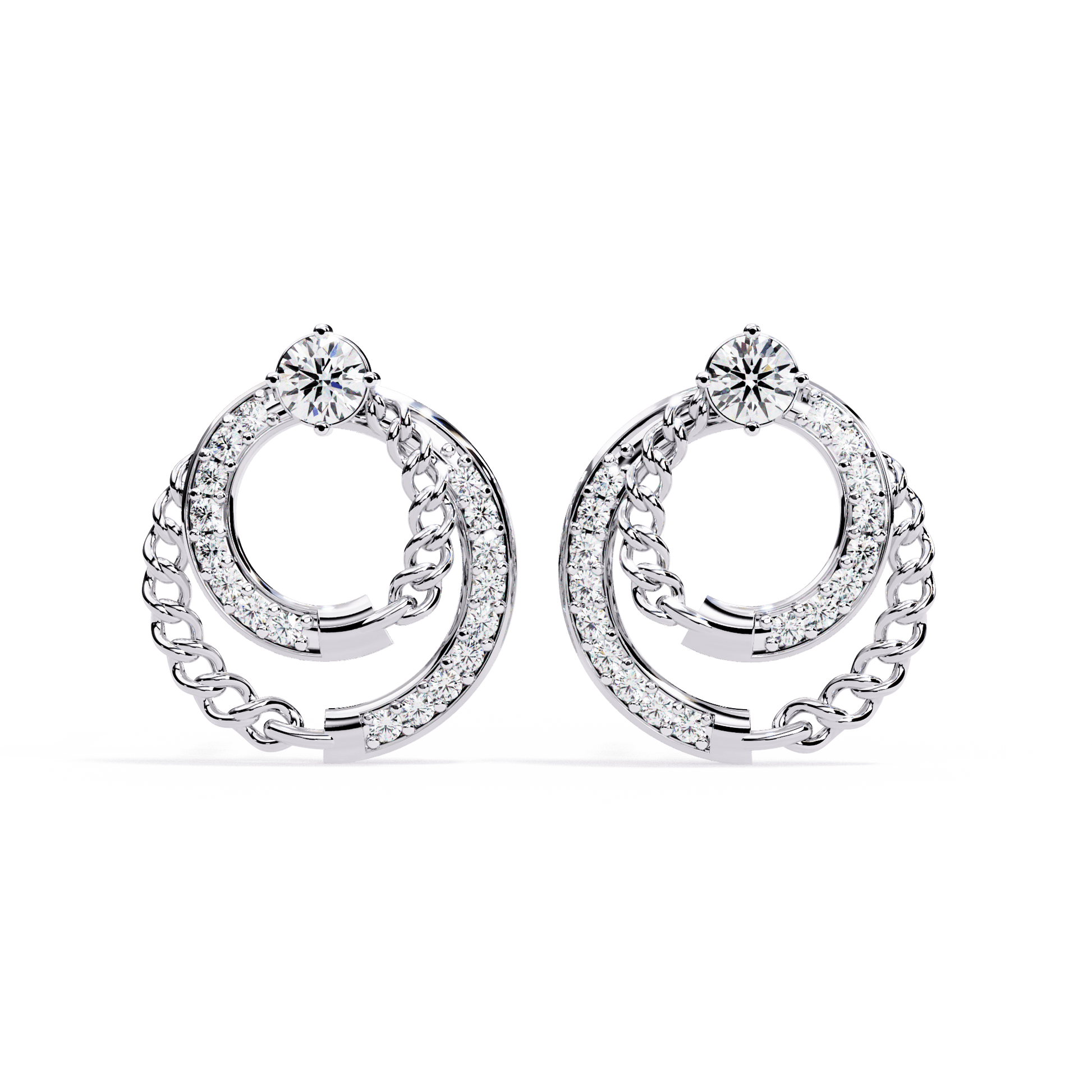 Arcadia Elegance Diamond Earrings - Espira Fine Gems