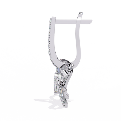 Bella Bow Diamond Drop Earrings