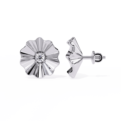 Lustre Blossom Diamond Earrings - Espira Fine Gems