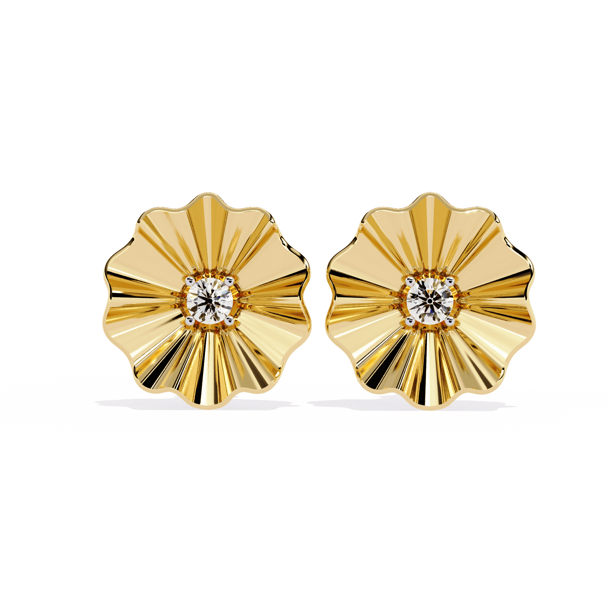 Lustre Blossom Diamond Earrings - Espira Fine Gems