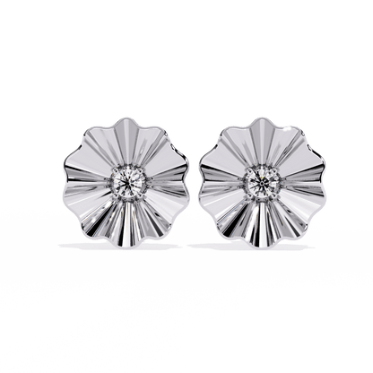 Lustre Blossom Diamond Earrings - Espira Fine Gems