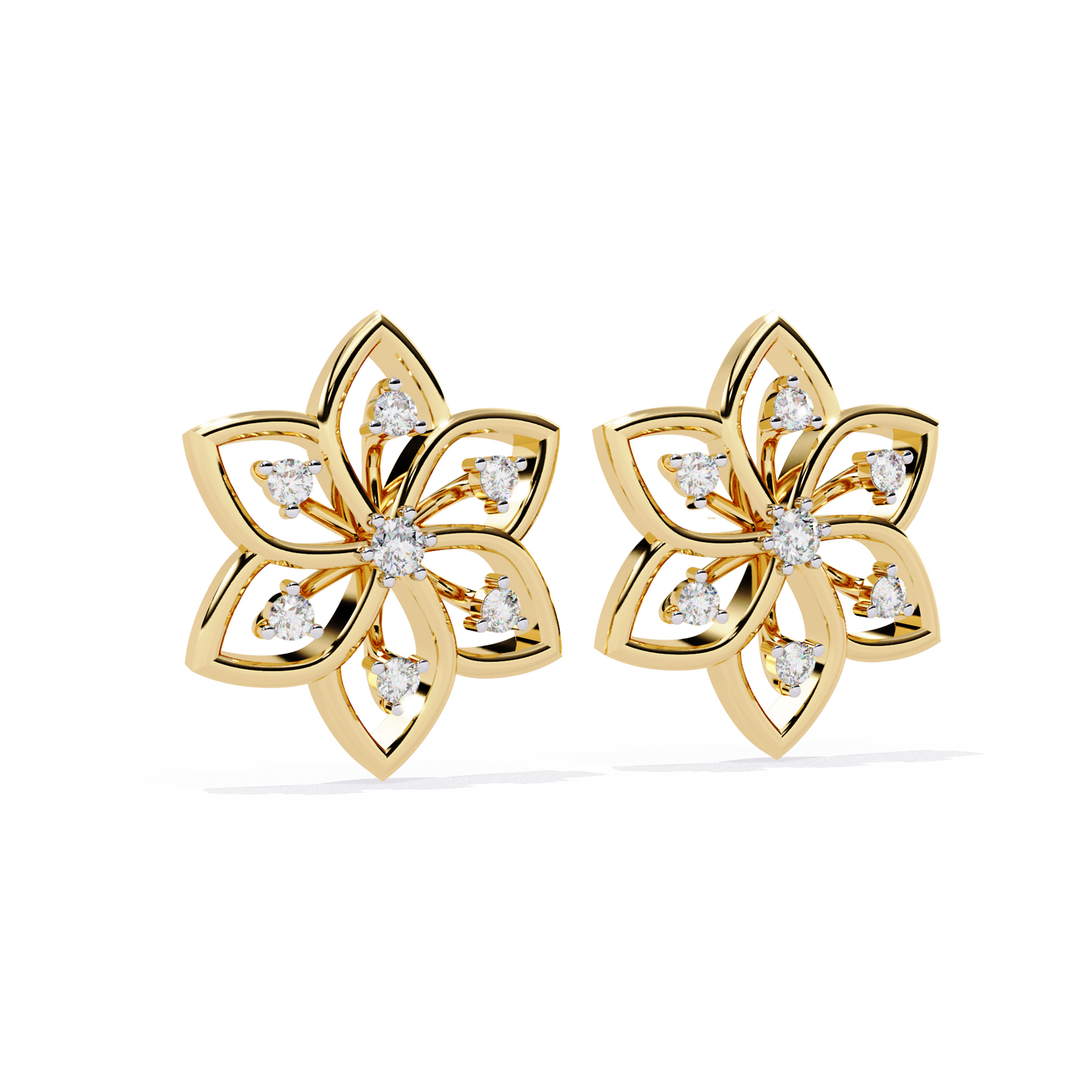 amour glow diamond earrings - espira fine gems