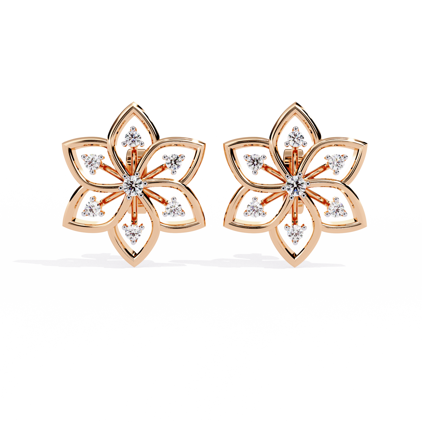 amour glow diamond earrings - espira fine gems