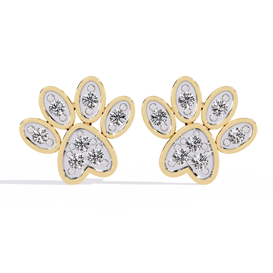 Pawfection Diamond Earrings - Espira Fine Gems