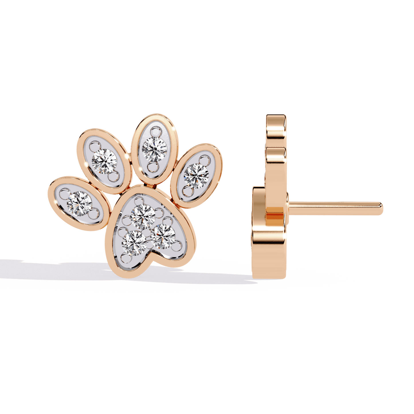 pawfection diamond earrings - espira fine gems