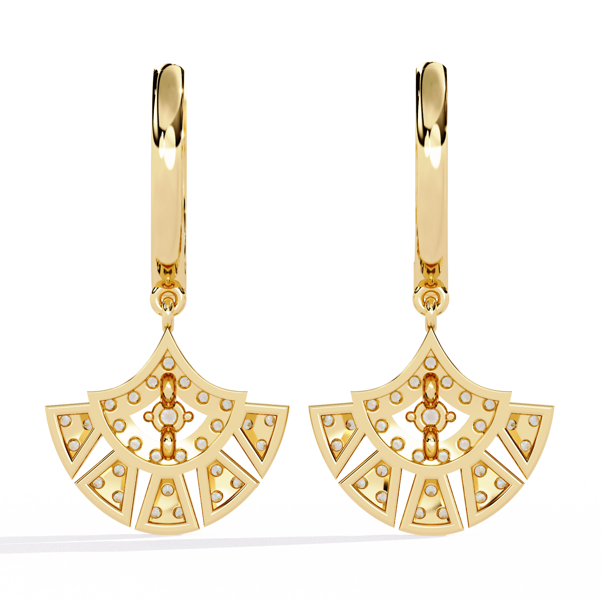 Aurora Splendor Diamond Earrings - Espira Fine Gems