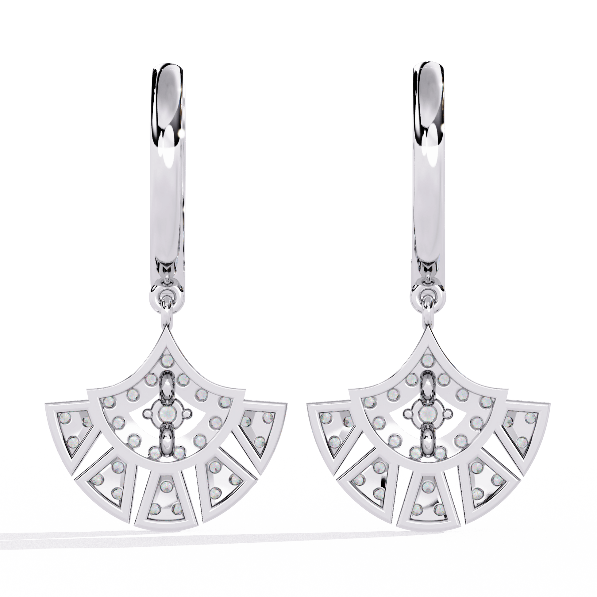 Aurora Splendor Diamond Earrings - Espira Fine Gems