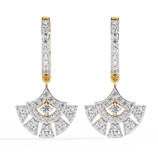 Aurora Splendor Diamond Earrings - Espira Fine Gems