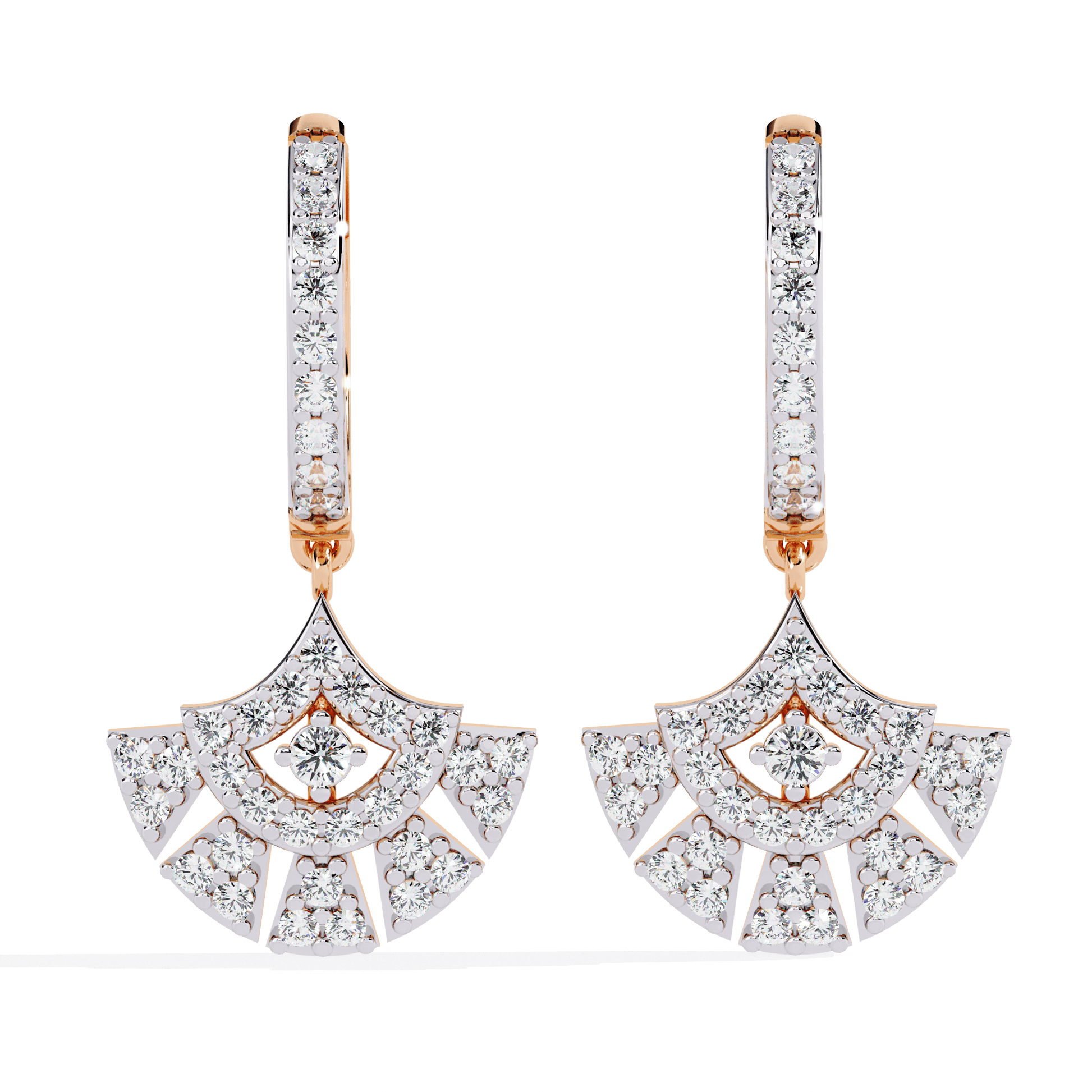 Aurora Splendor Diamond Earrings - Espira Fine Gems