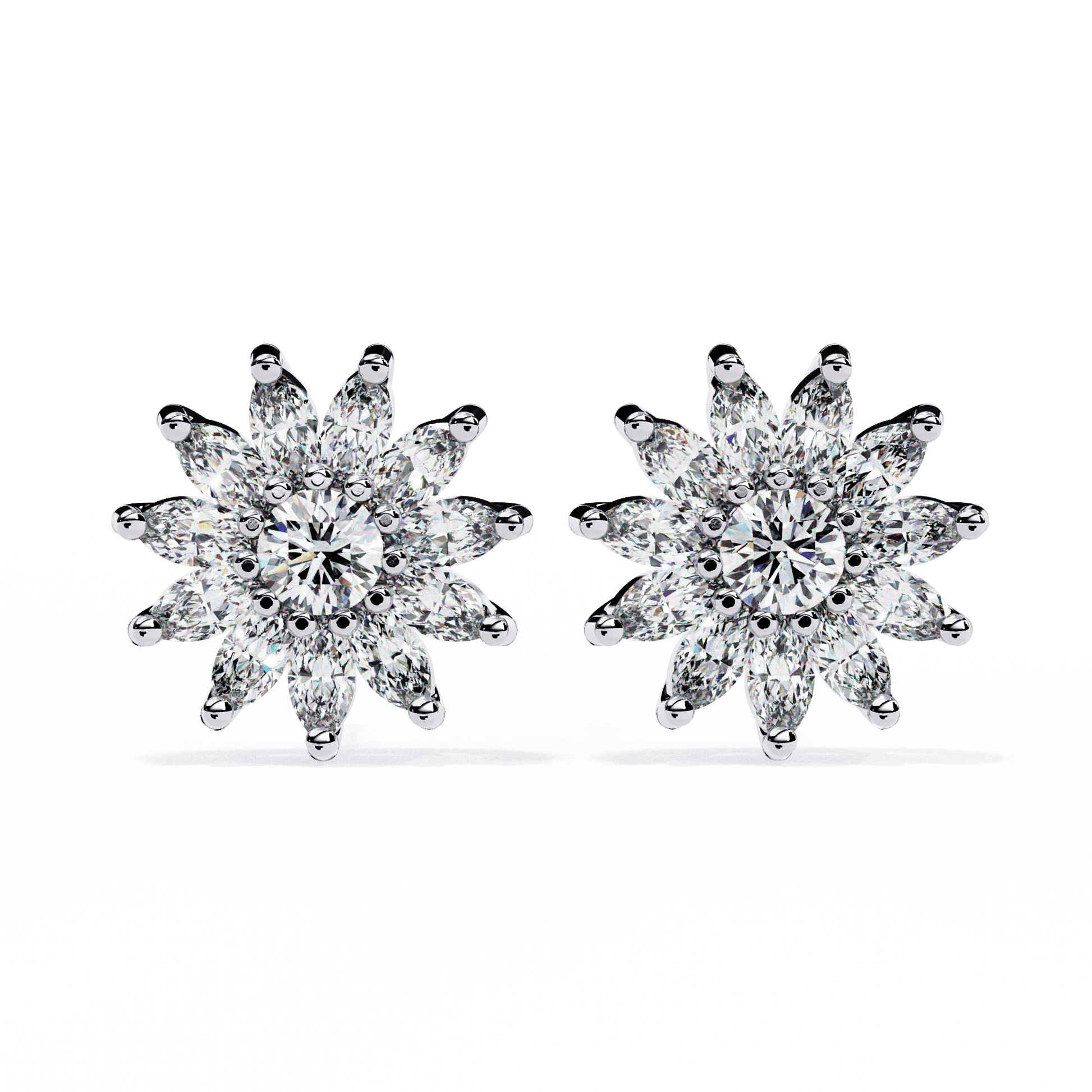 Ethereal Radiance Diamond Earrings - Espira Fine Gems