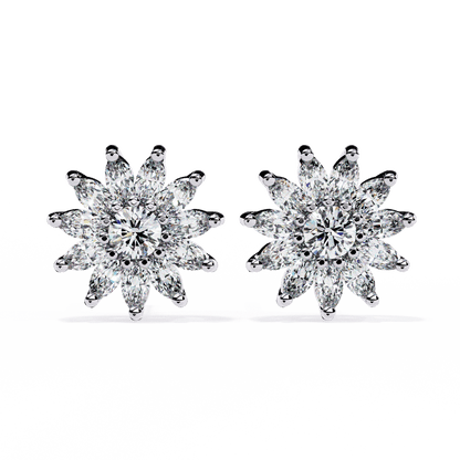 Ethereal Radiance Diamond Earrings - Espira Fine Gems