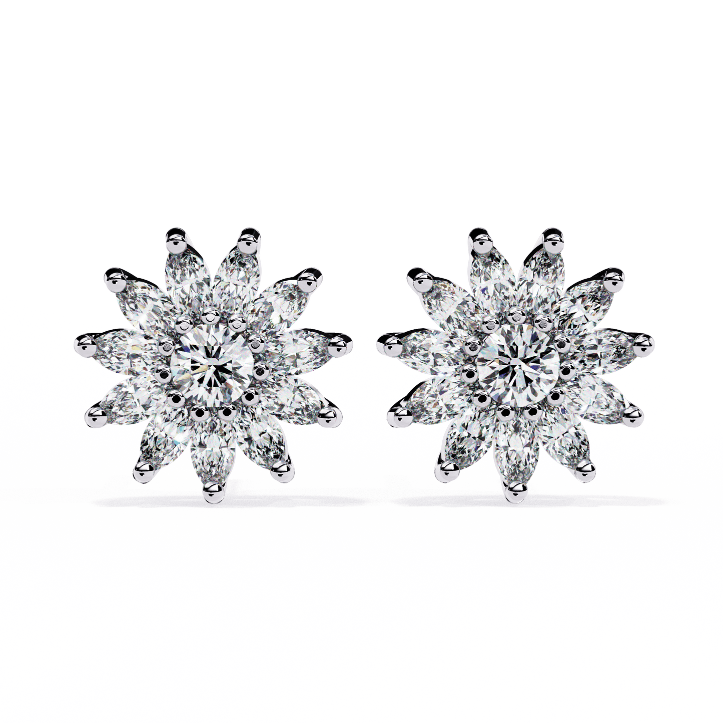 ethereal radiance diamond earrings - espira fine gems