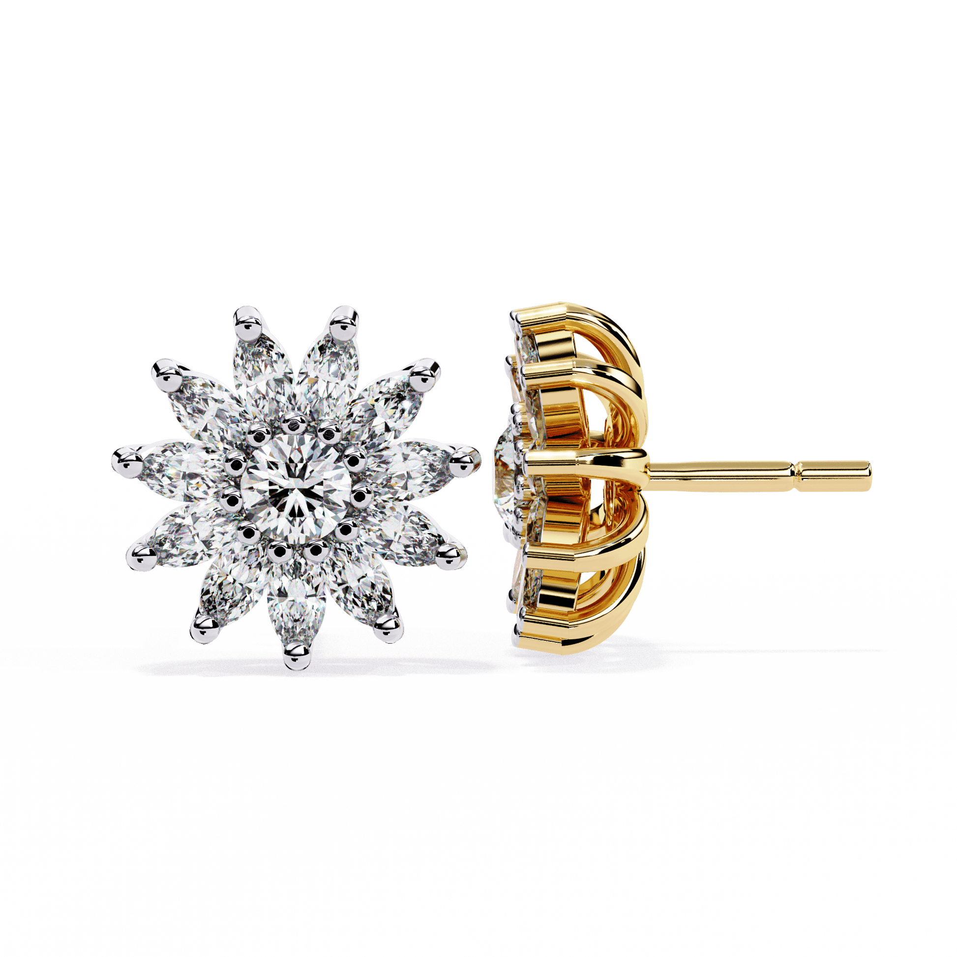 Ethereal Radiance Diamond Earrings - Espira Fine Gems