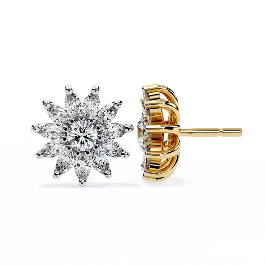 Ethereal Radiance Diamond Earrings - Espira Fine Gems