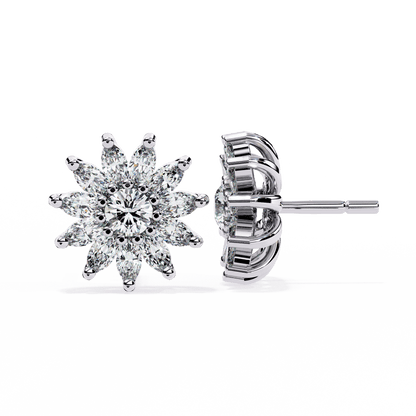 Ethereal Radiance Diamond Earrings - Espira Fine Gems