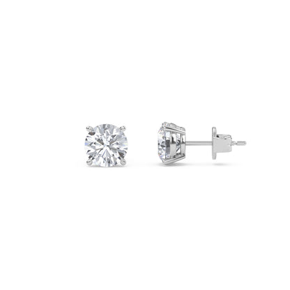 Liberty 4 Carat (2+2) Round Diamond Earring - Espira Fine Gems