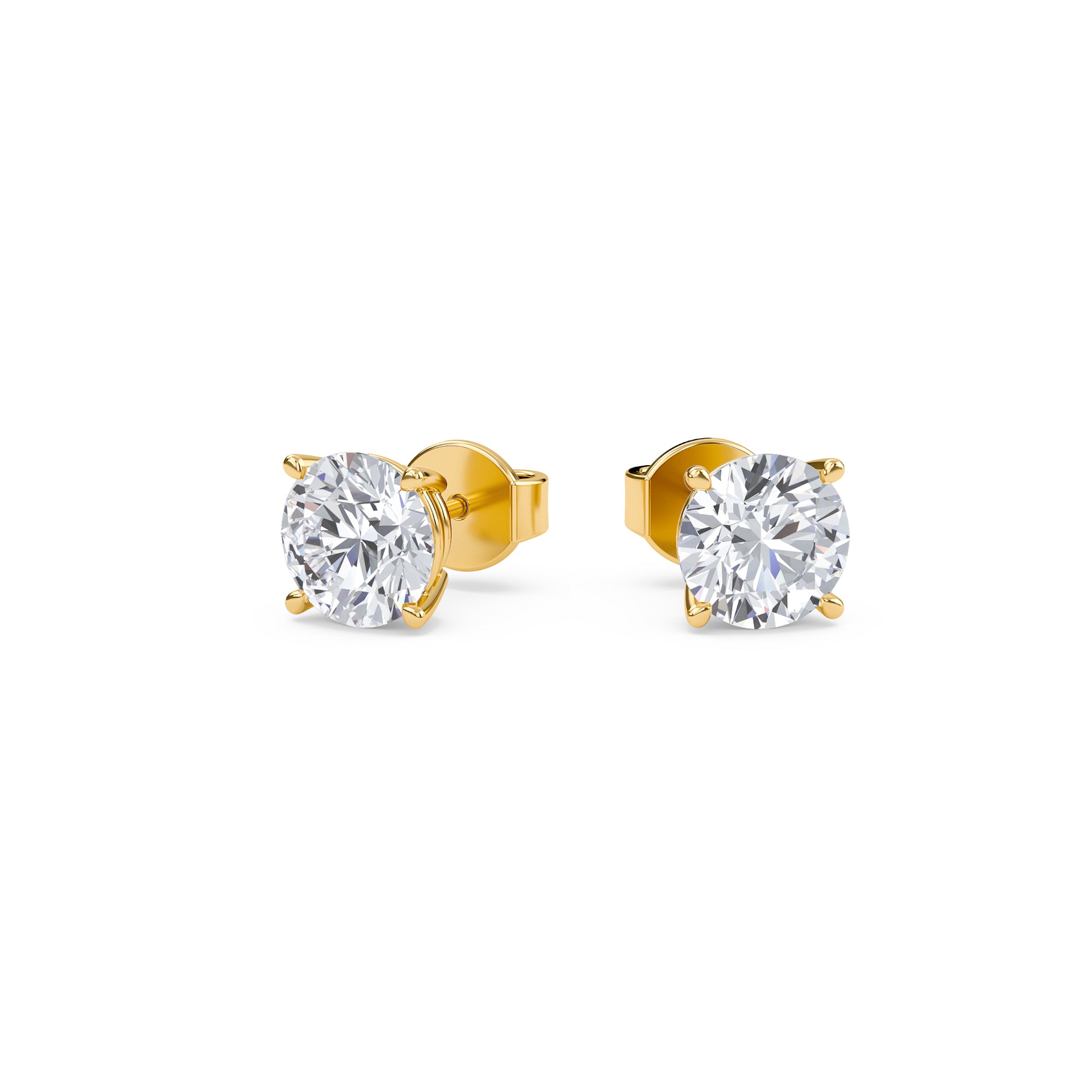 Liberty 4 Carat (2+2) Round Diamond Earring - Espira Fine Gems