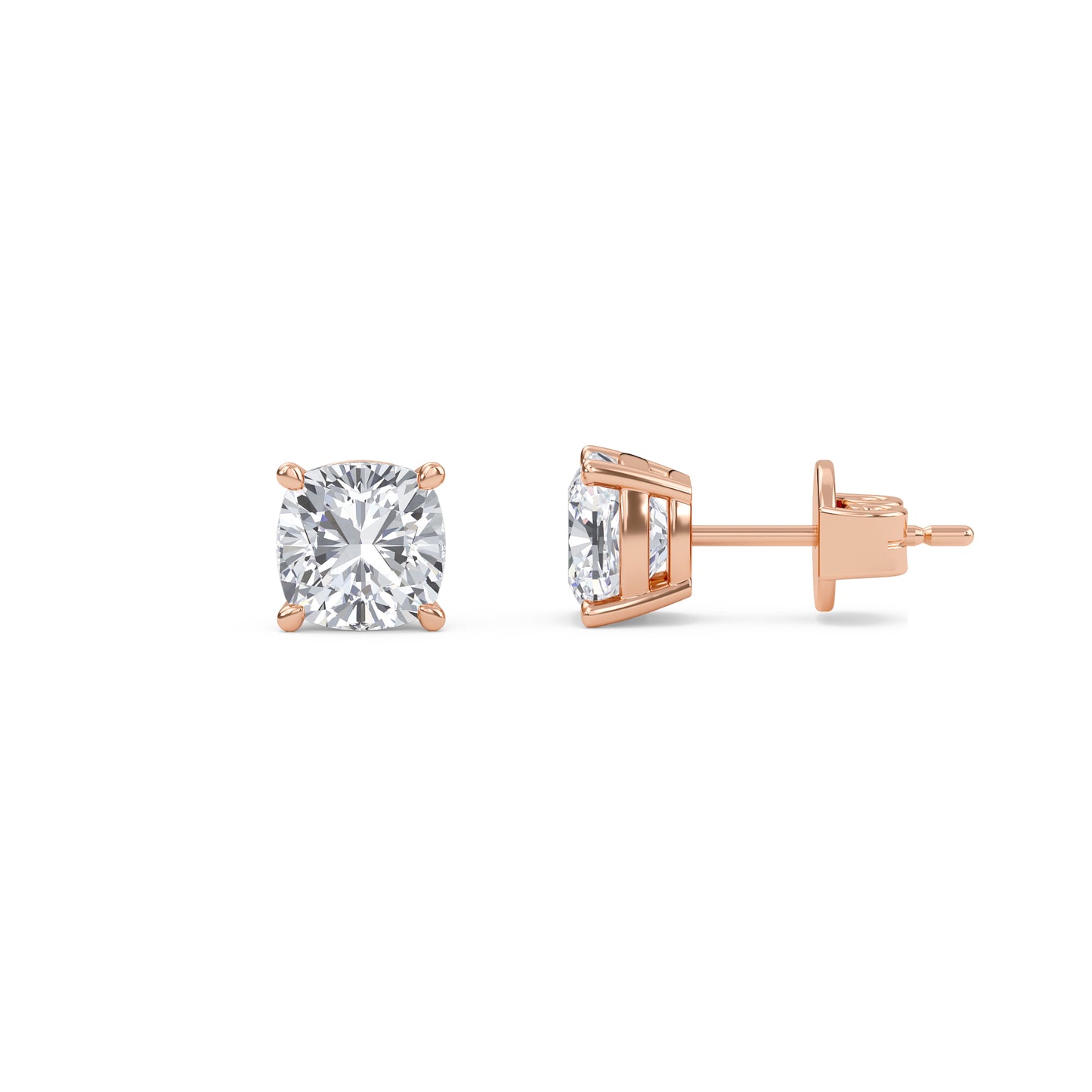 liberty 3 carat (1.5+1.5) cushion diamond earring - espira fine gems