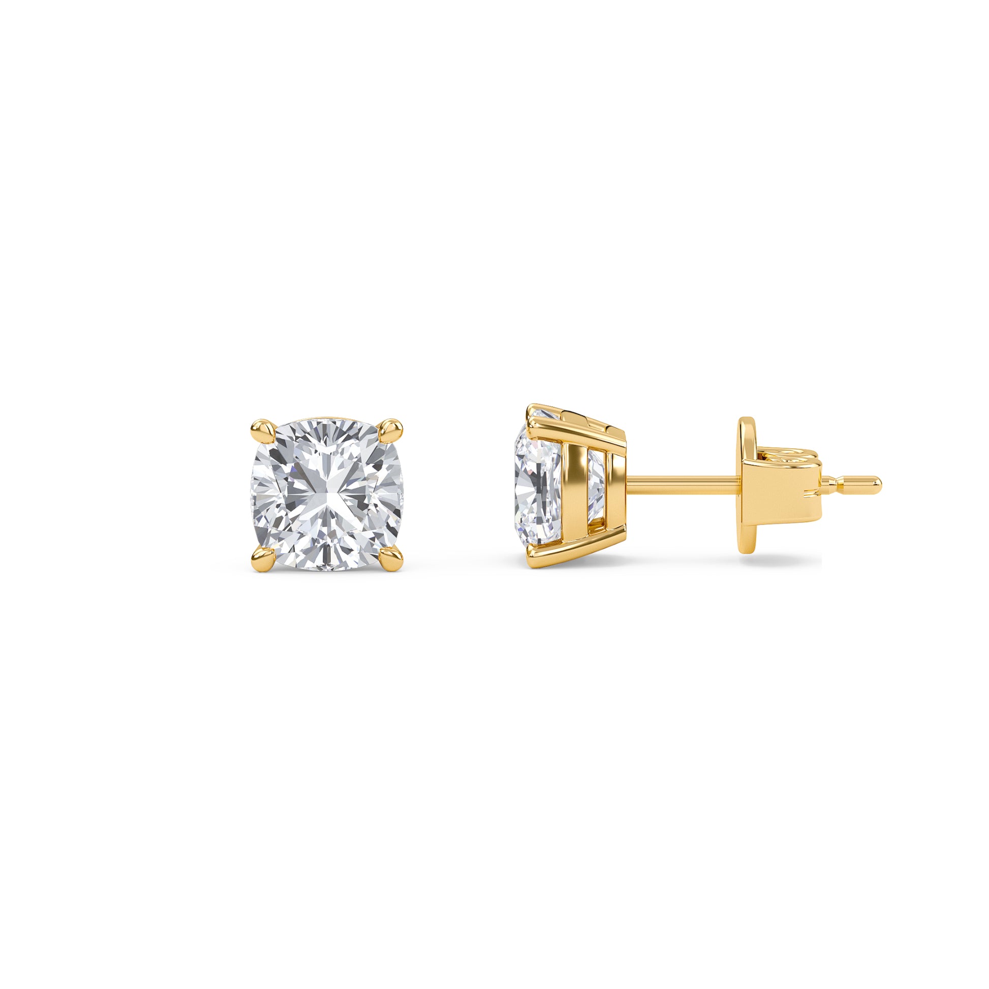 Liberty 3 Carat (1.5+1.5) Cushion Diamond Earring - Espira Fine Gems