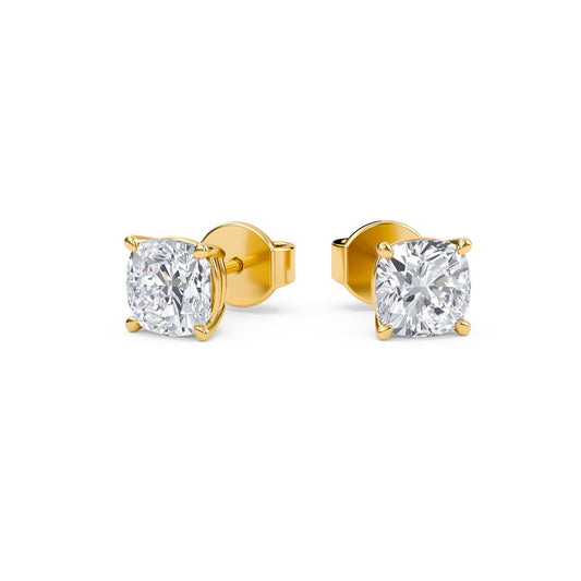 Liberty 3 Carat (1.5+1.5) Cushion Diamond Earring - Espira Fine Gems