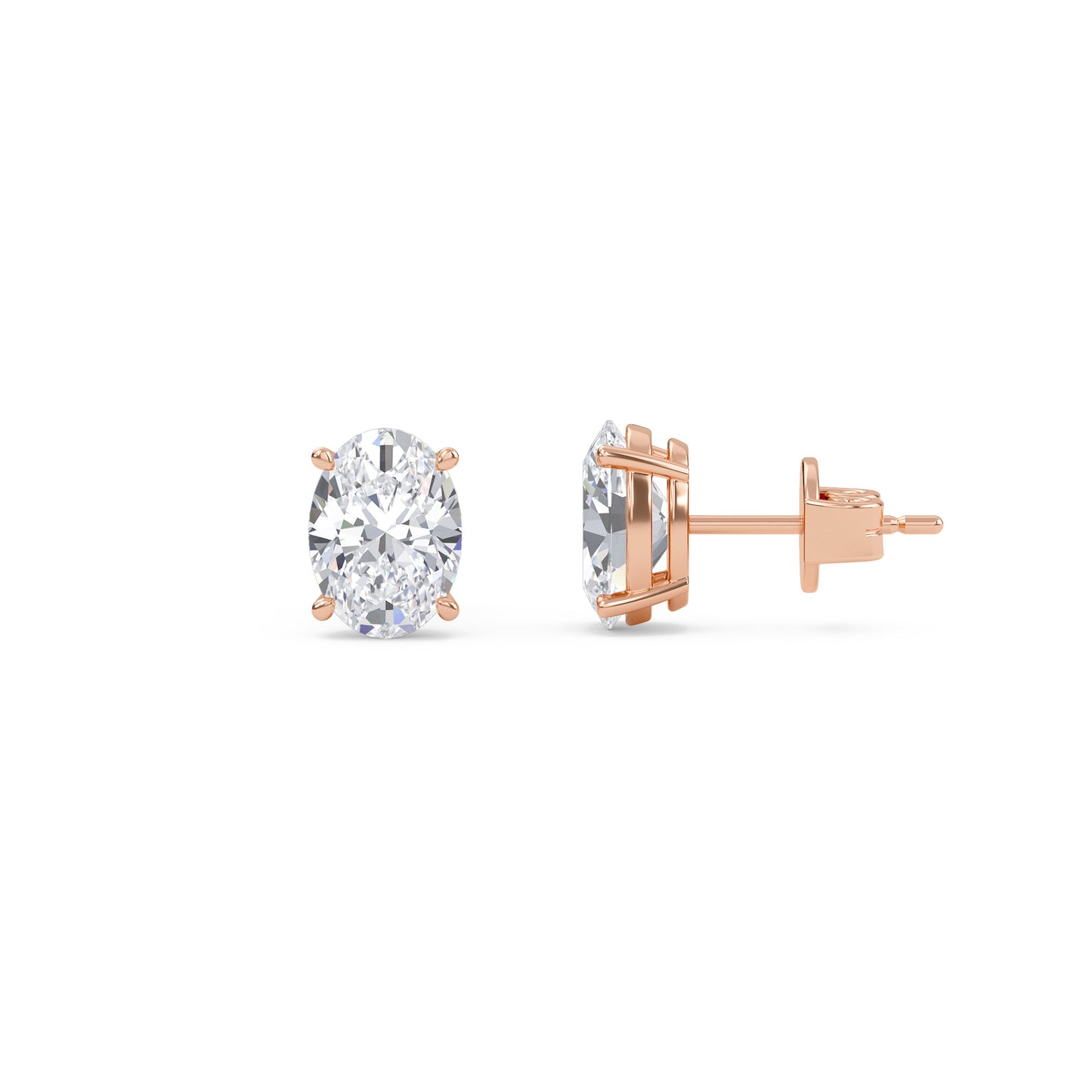 liberty 4 carat (2+2) oval diamond earring - espira fine gems