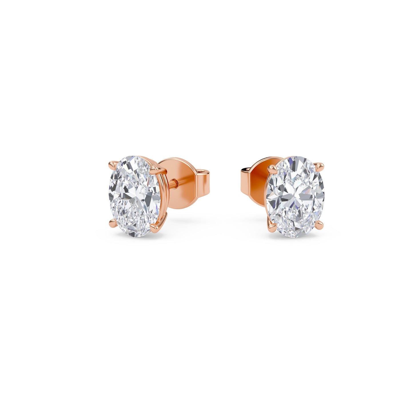 liberty 4 carat (2+2) oval diamond earring - espira fine gems