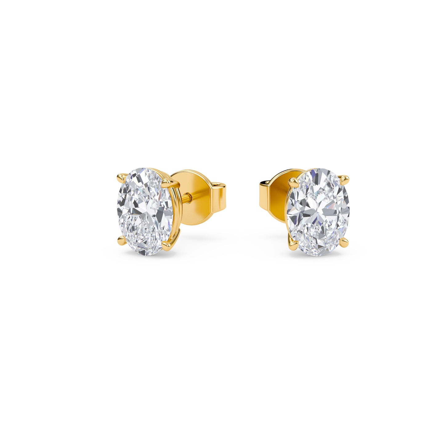 liberty 4 carat (2+2) oval diamond earring - espira fine gems