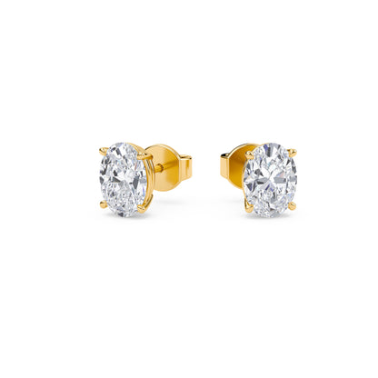 Liberty 4 Carat (2+2) Oval Diamond Earring - Espira Fine Gems