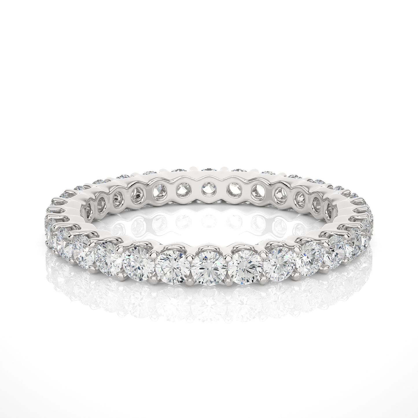 halo eternity band round diamond - espira fine gems