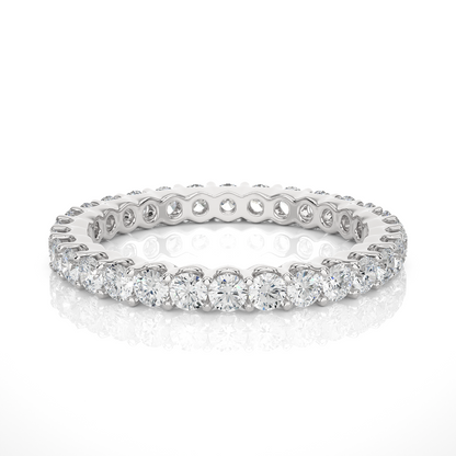 Halo Eternity Band Round Diamond - Espira Fine Gems