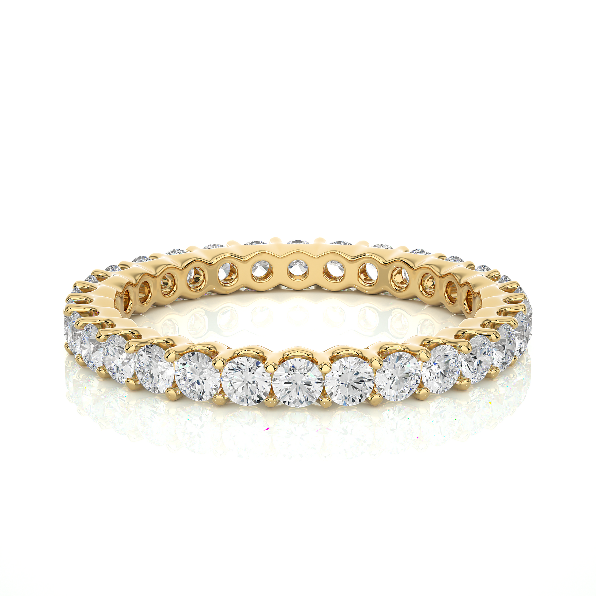 Halo Eternity Band Round Diamond - Espira Fine Gems